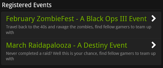 Xbox, Steam and Playstation Events